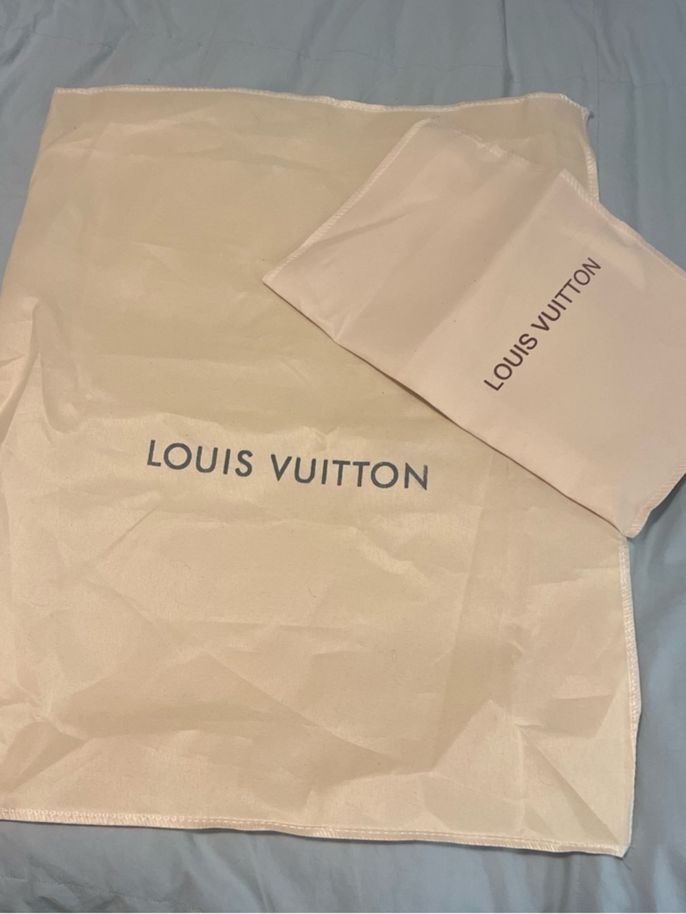 Cream Dust Bag Duo